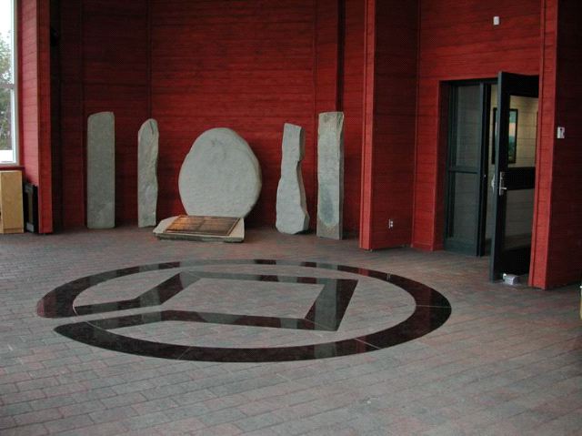 The welcome area at the museum